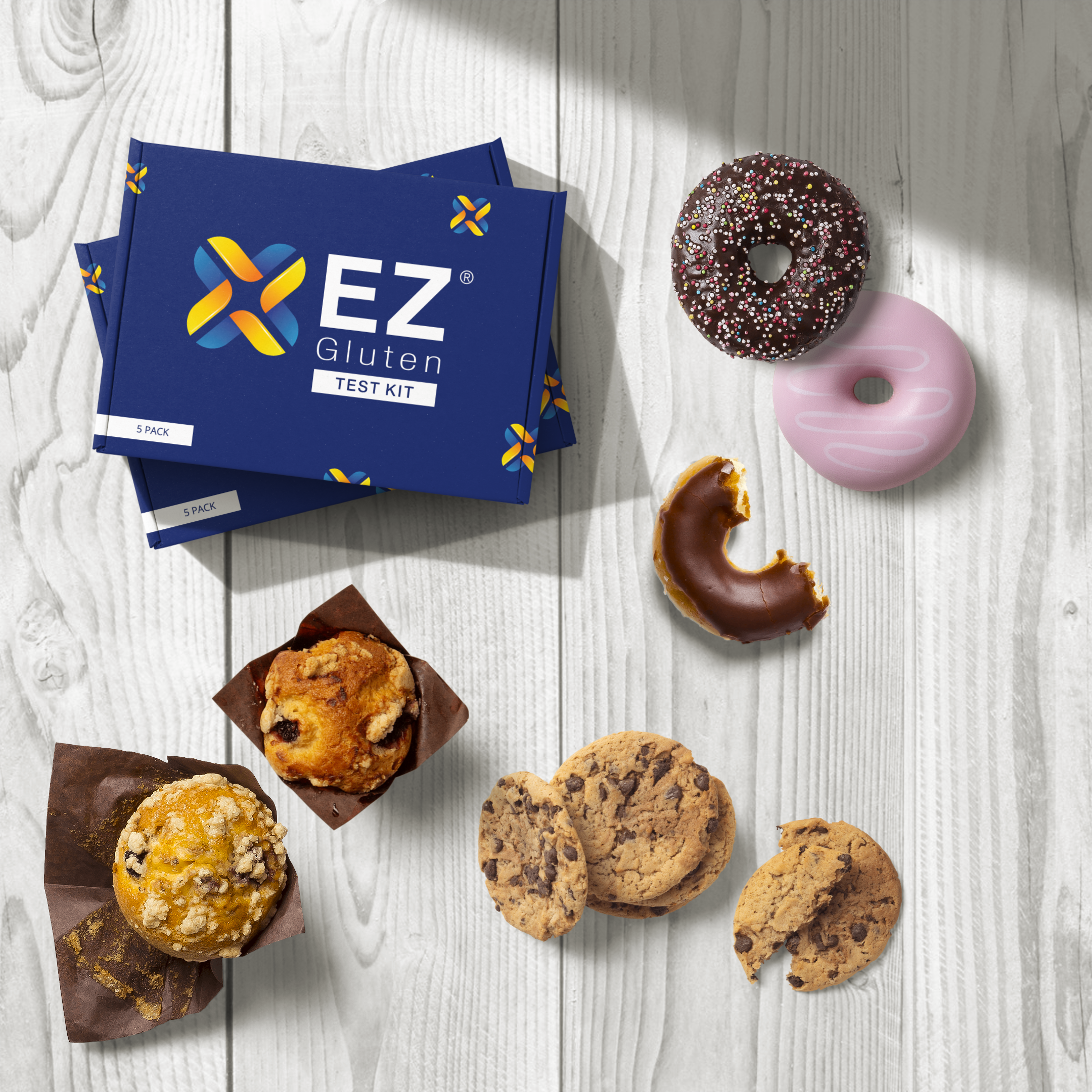 5 pack closed box mockup for ez gluten