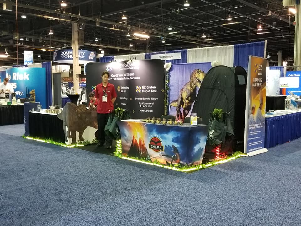 2019 booth set up