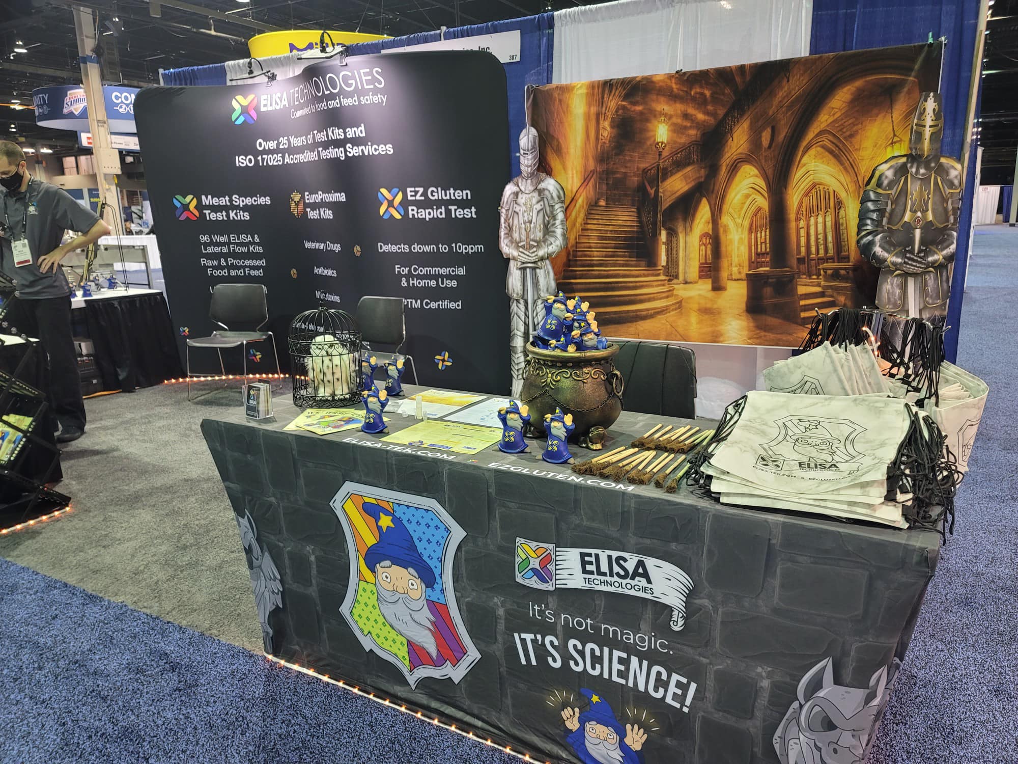 2022 Food Safety Summit Booth Setup